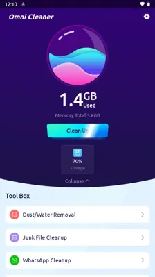 Omni Cleaner android App screenshot 5
